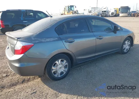 2012 Honda Civic Hybrid из США, поврежденный, VIN JHMFB4F24CS004290